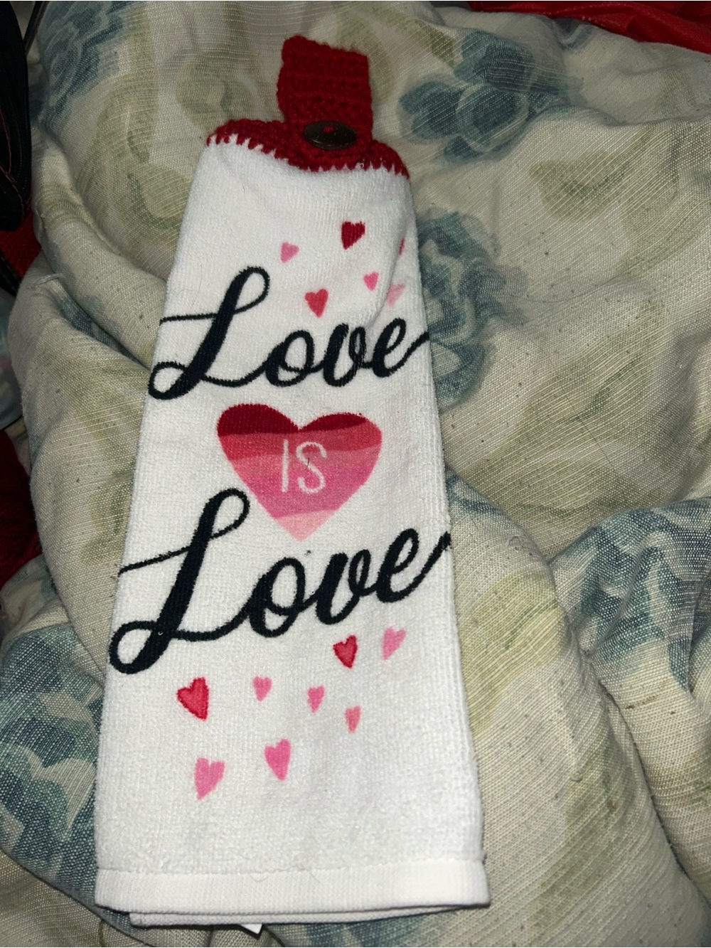 Love is Love Hanging Towel